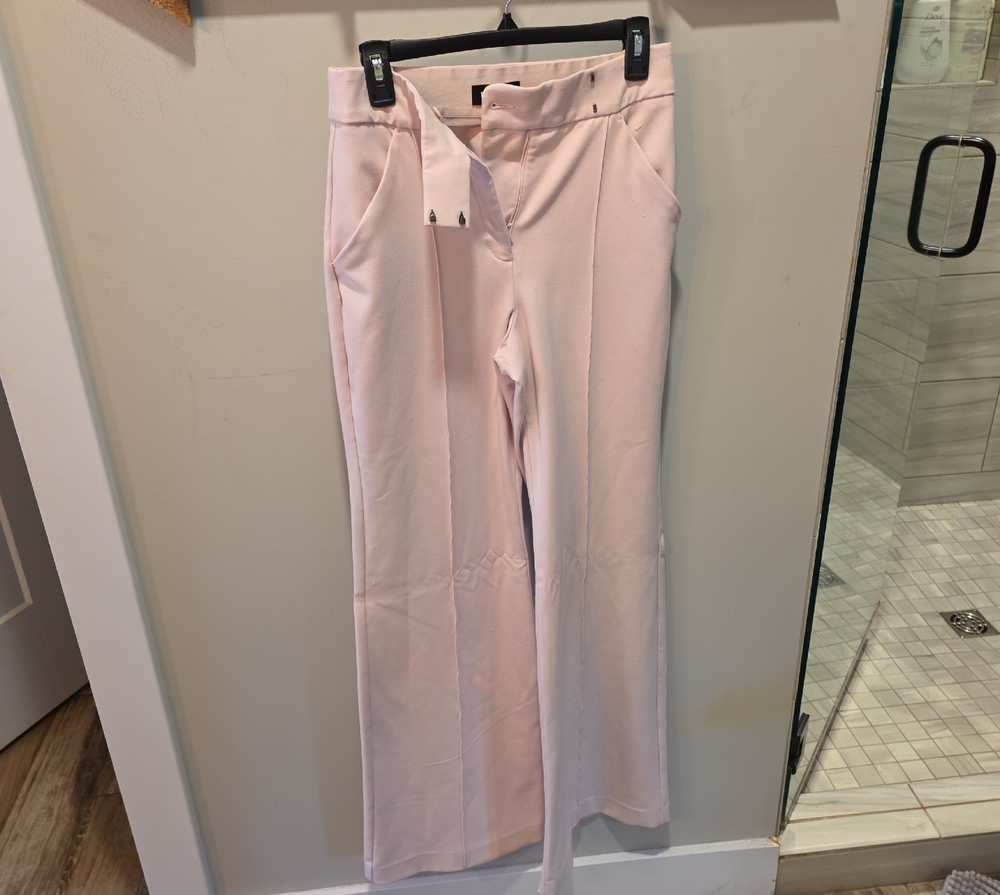 Express Light Pink Wide Leg Women's Pants - 6LONG